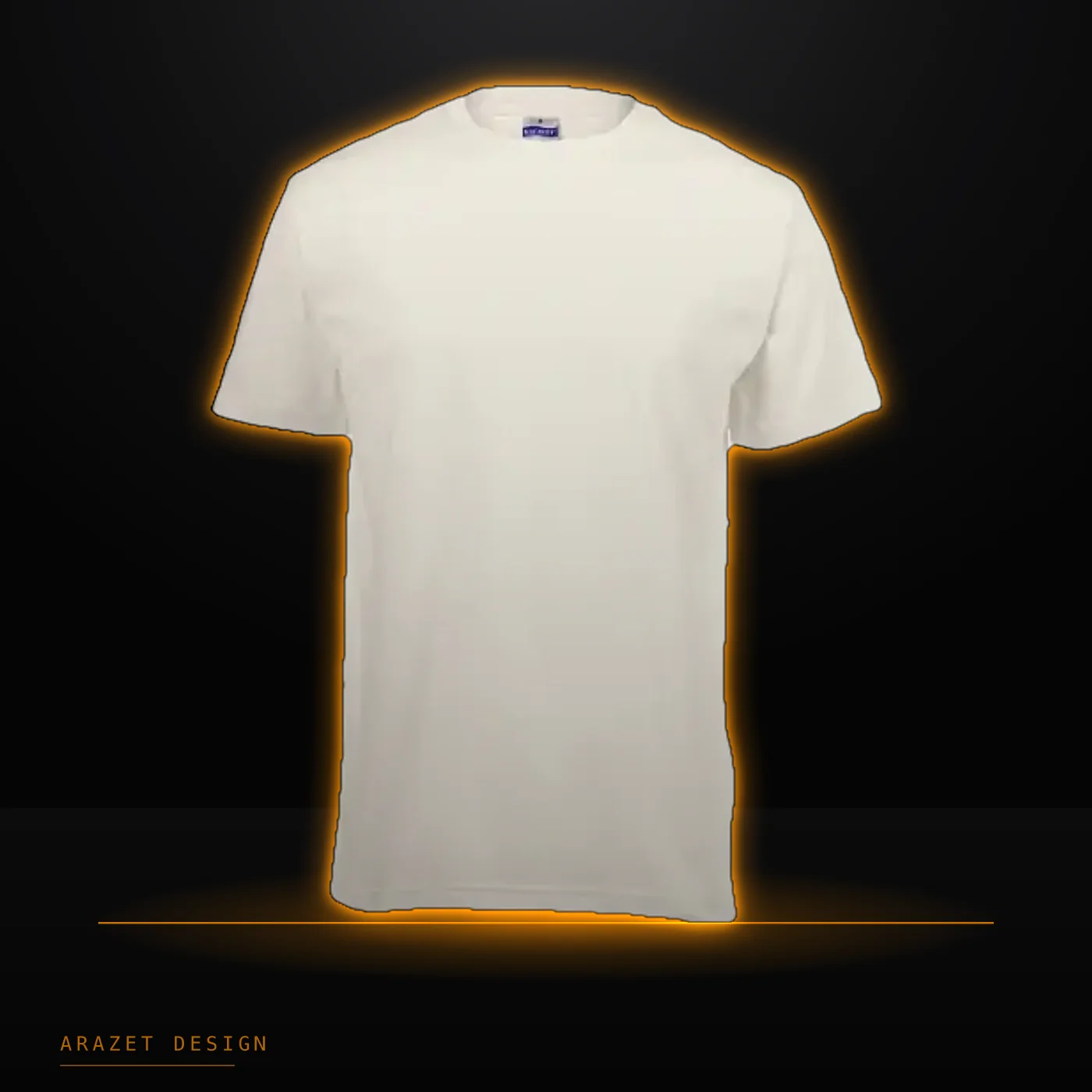 Cream Core Cotton Tee — Arazet Design