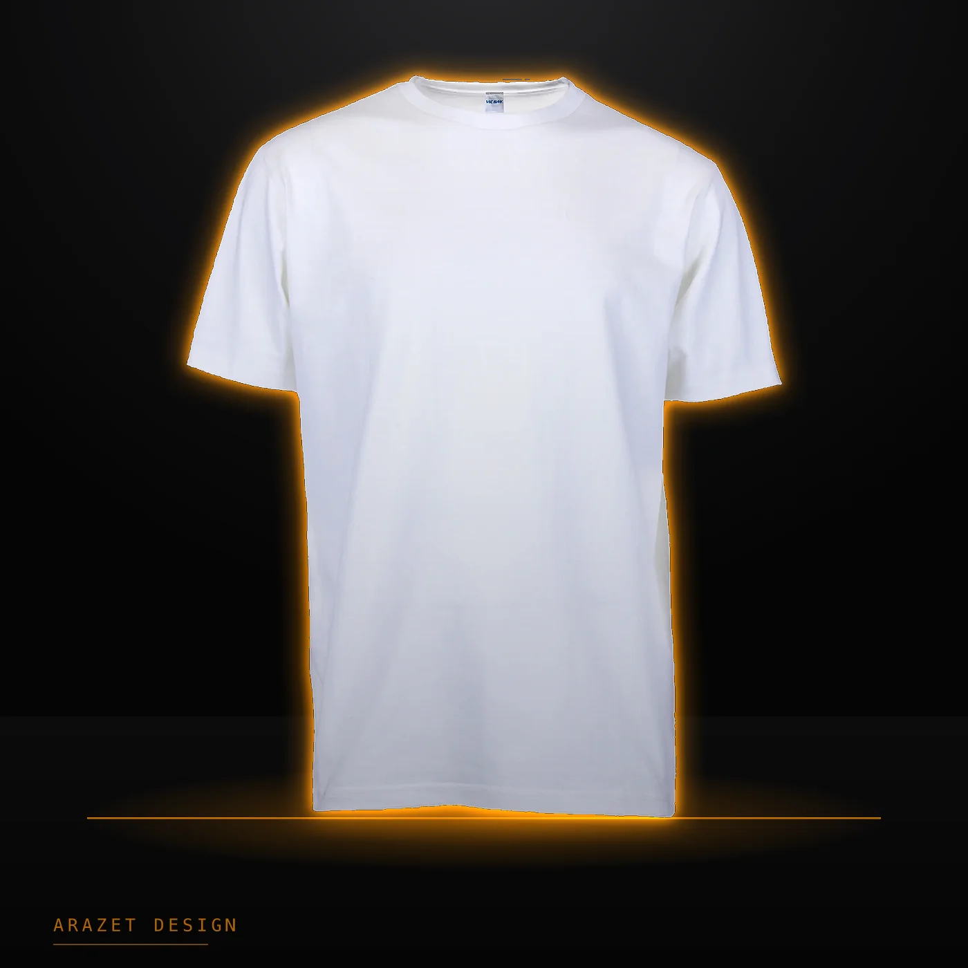 White Core Cotton Tee — Arazet Design